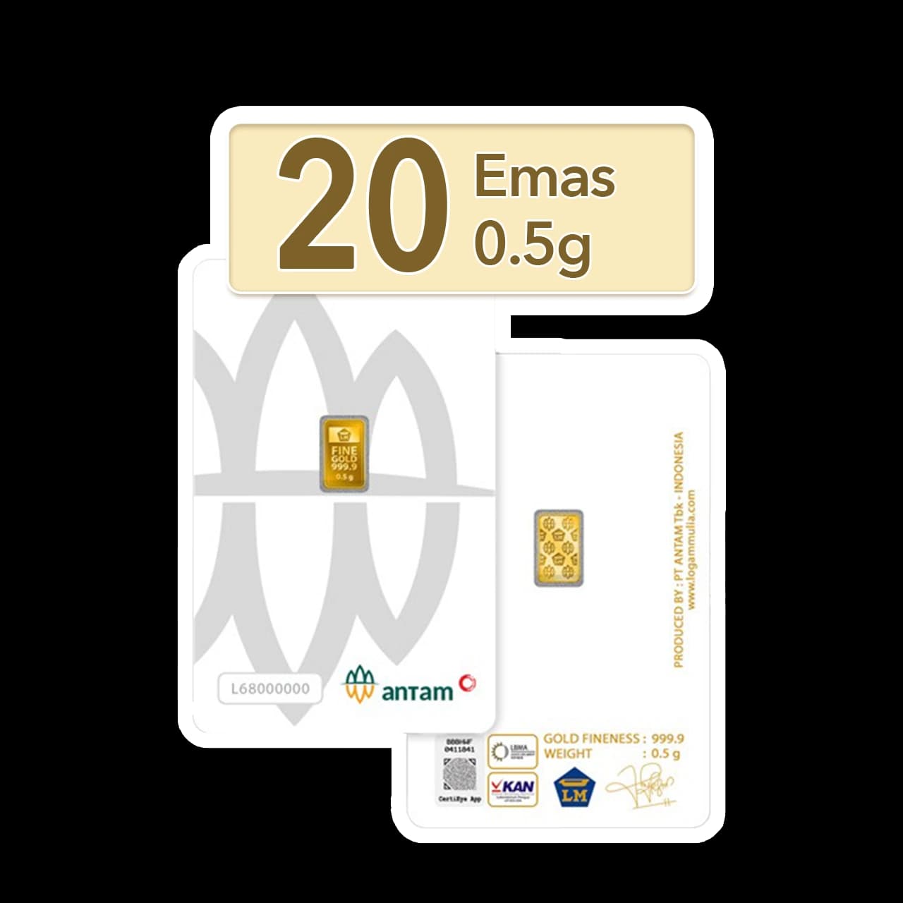 20 Emas 0.5g